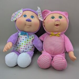 Cabbage Patch Kids CPK Barnyard Cutie's Ashe Kitty Sadie‎ Puppy 2 Doll Lot
